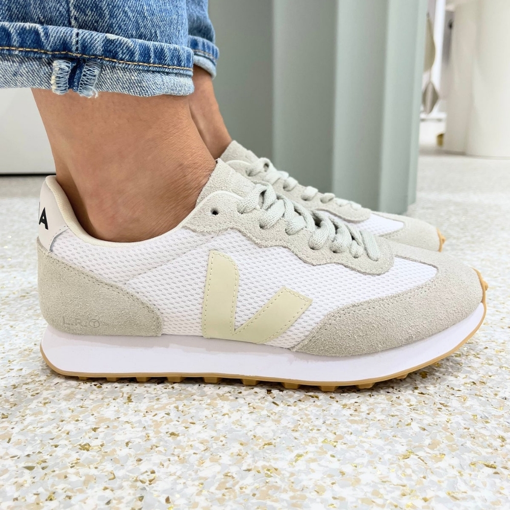 VEJA RIO BRANCO ALVEOMESH WHITE PIERRE NATURAL SNEAKERS